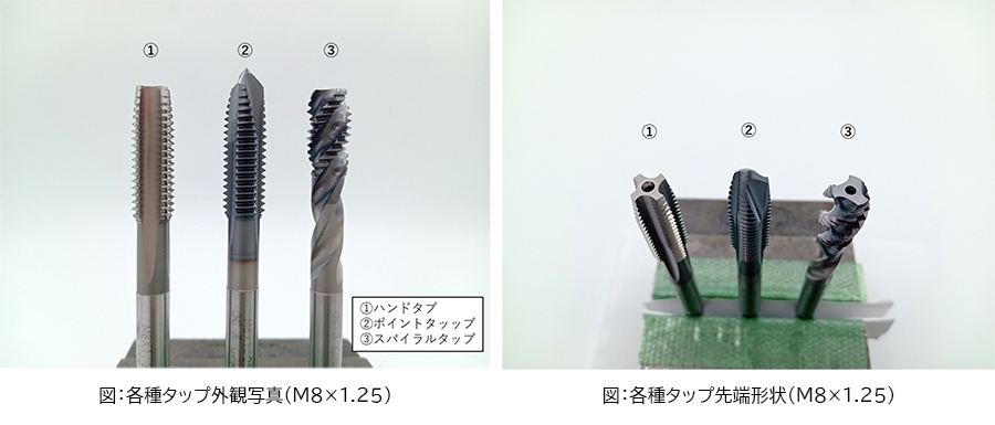 スパイラル 折れやすい 外観と先端形状